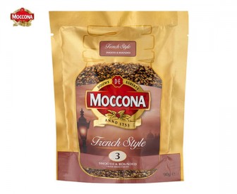 Moccona 摩可纳 法式3号速溶冻干纯咖啡粉 90克